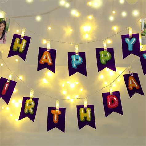 hanging decorations for birthday|happy birthday hanging wall decor.